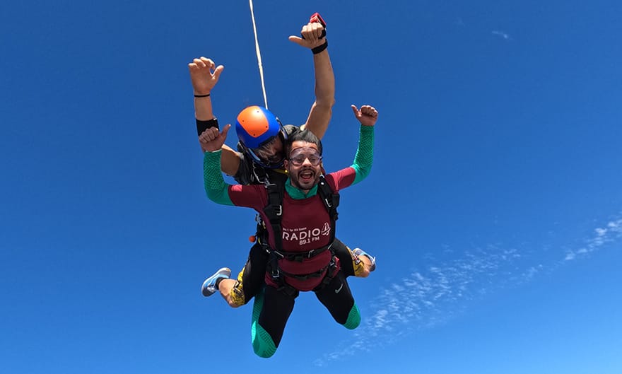 اسکای دایوینگ دبی